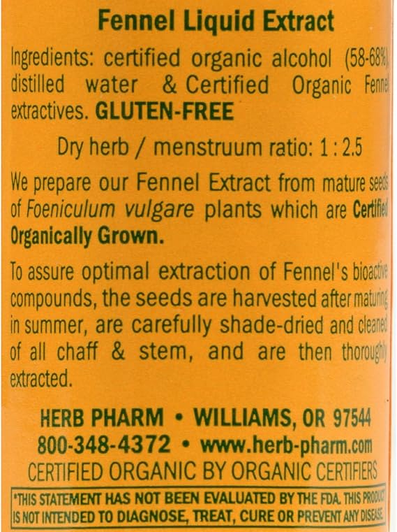 Herb Pharm FENNEL EXTRACT 1 oz