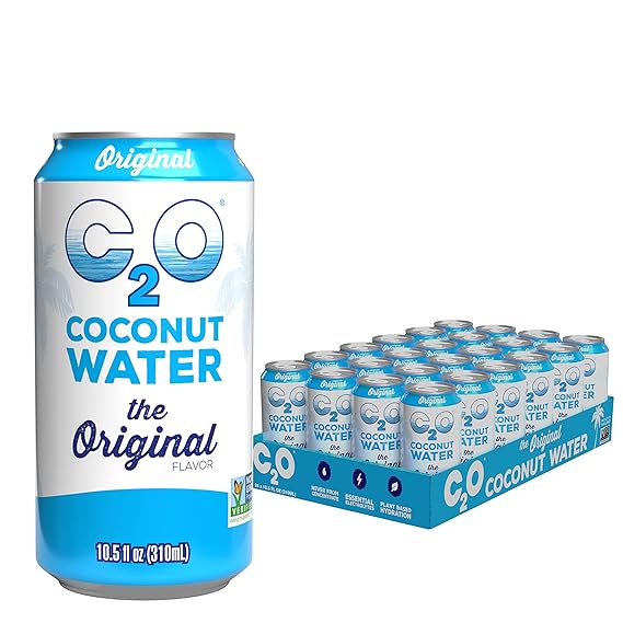 C2O Pure Coconut Water,Unsweetend 24/10.5OZ