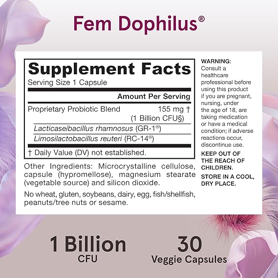 Jarrow Formulas Fem-Dophilus 1 Billion CFU