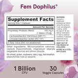 Jarrow Formulas Fem-Dophilus 1 Billion CFU