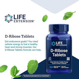 Life Extension D-Ribose Tablets 100 Vegetarian Tablets