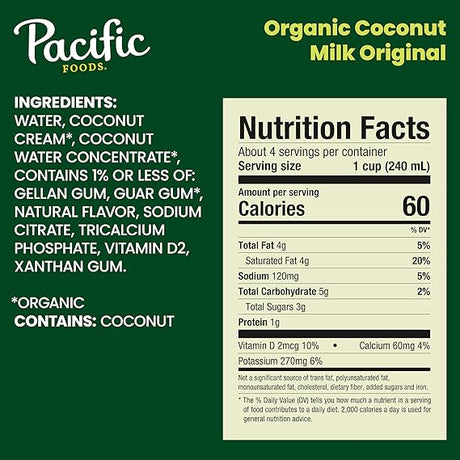 PACIFIC FOODS Coconut, Original 32 OZ