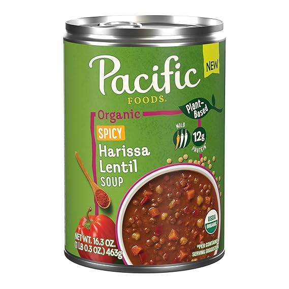 PACIFIC FOODS Lentil Picy Harissa 16.3 OZ