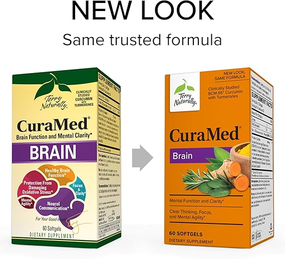 Terry Naturally CuraMed Brain 60 Softgels