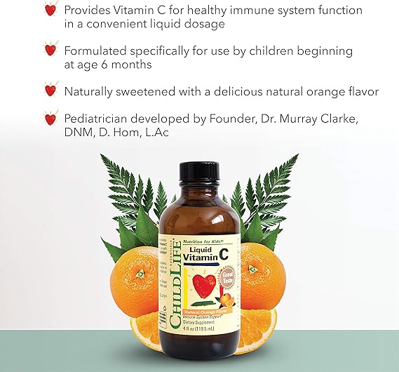 Liquid Vitamin C Natural Orange Flavor