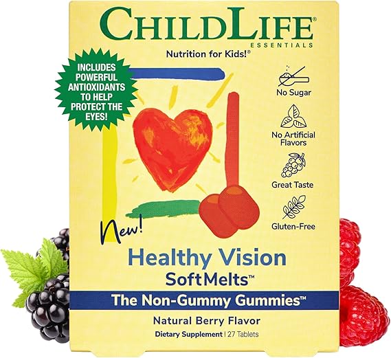 Child Life Healthy Vision SoftMelts Natural Berry Flavor