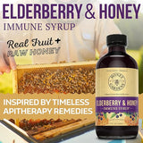 Honey Gardens Immune Syrup Elderberry & Honey 8floz