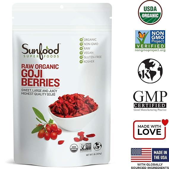 Sunfood Goji Berries 8oz