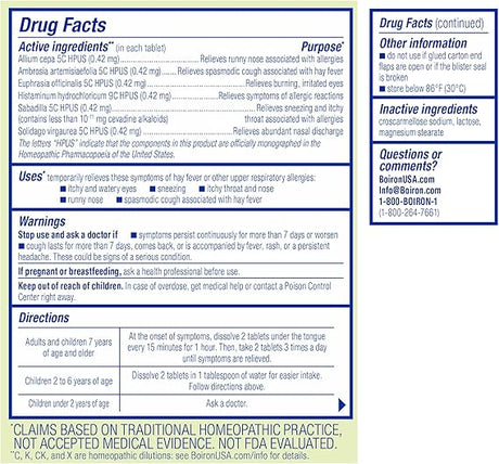 Allergy Calm Homeopathic Medicine