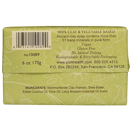 Zion Health Clay Soap Song Bird 6 oz