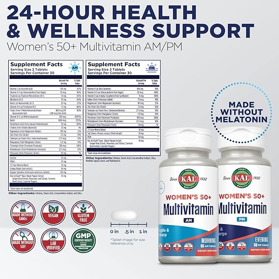 Kal Women 50+ Multivitamin AM/PM