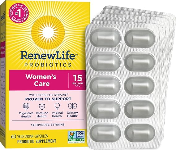 RenewLife Women's Wellness Women's Care Probiotic 15 billion CFU 12 Diverse Strains