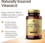 Solgar Vitamin E 200 IU Alpha Softgels 100softgel