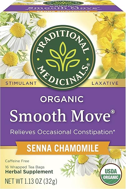 TRADITIONAL MEDICINALS TEAS Smooth Move Chamomile Tea 16 BAG