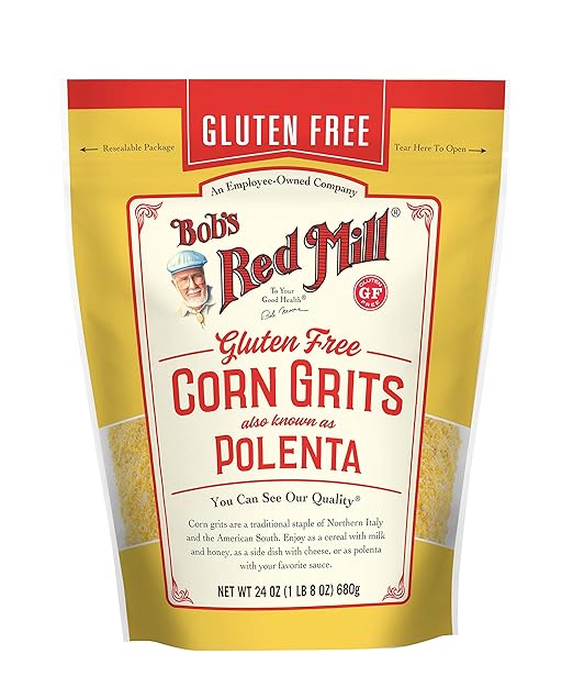 BOB`S RED MILL Grits, Corn, Plantana, GF 24 OZ