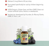 Organic Vitamin K2 Drops 5 mcg Per Drop Berry Flavor