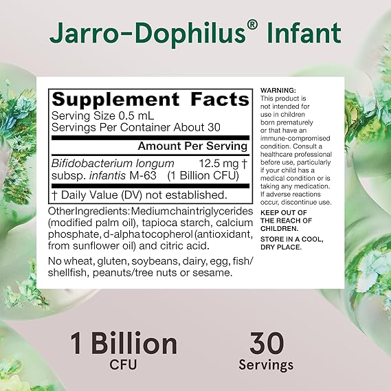 Jarrow Formulas Jarro-Dophilus Infant 1 Billion CFU