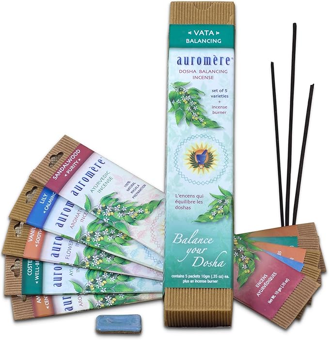 AUROMERE INCENSE “VATA” BALANCING