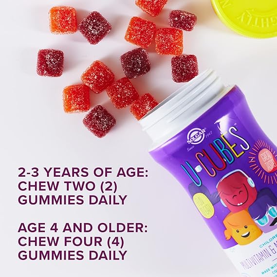 Solgar U-Cubes™ Children's Multi-Vitamin & Mineral Gummies 120gummy