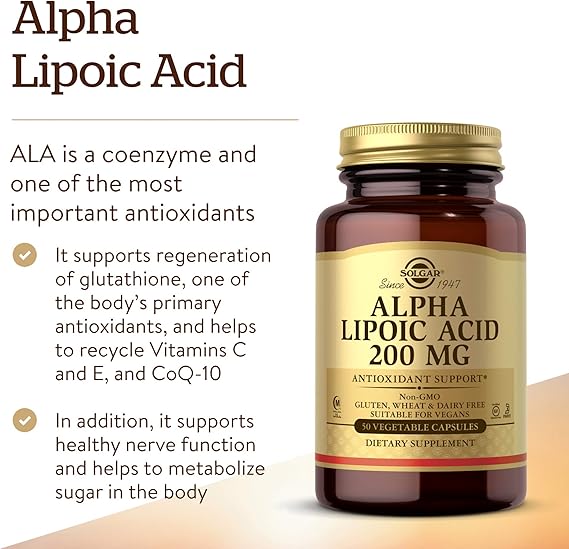 Solgar Alpha Lipoic Acid 200 MG