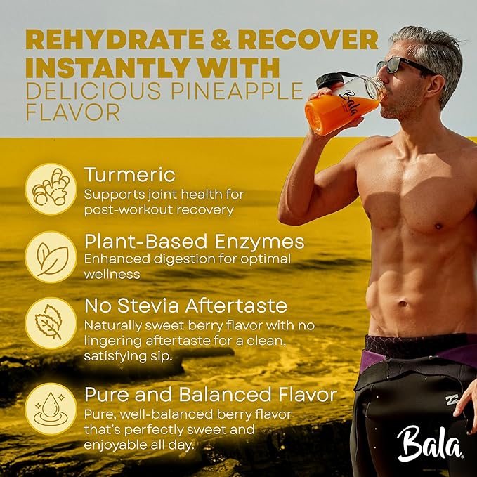 Bala Turmeric+Bromelain+Papain triple enzyme hydration Pineapple