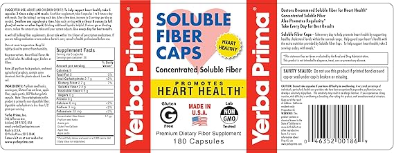 YERBA PRIMA SOLUBLE FIBER 180C