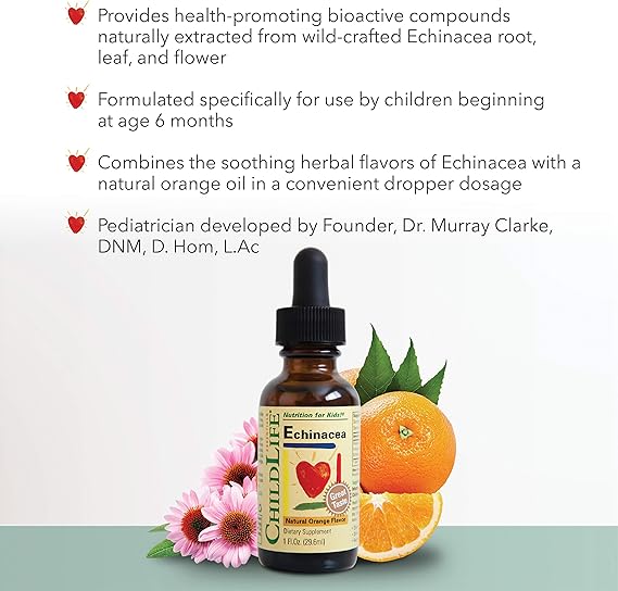 Echinacea Liquid Natural Orange Flavor