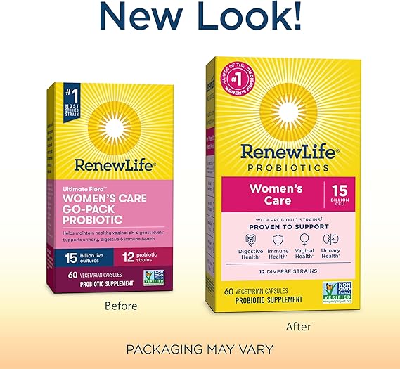 RenewLife Women's Wellness Women's Care Probiotic 15 billion CFU 12 Diverse Strains