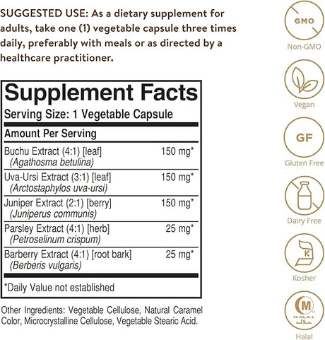 Solgar Herbal Water Pill Vegetable Capsules 100V cap