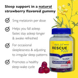 Bach Rescue Sleep Plus Melatonin 5 mg Strawberry Flavor 60 Gummies