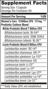 RenewLife Women's Wellness Women's Care Probiotic 15 billion CFU 12 Diverse Strains