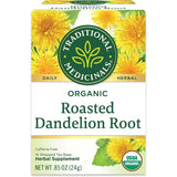 TRADITIONAL MEDICINALS TEAS Organic Roasted Dandelion Root 16 BAG