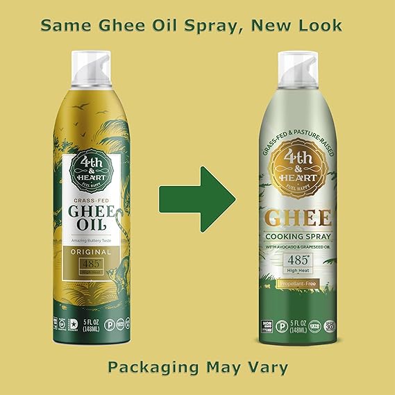 4TH & HEART Ghee Oil, Original, Spray 6/5 OZ