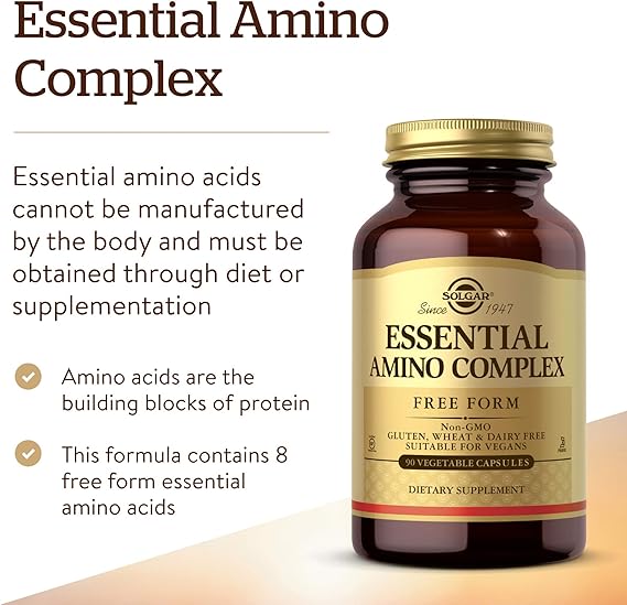 Solgar Essential Amino Complex Vegetable Capsules 90V cap