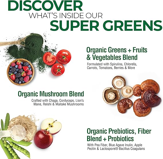 SUPER GREENS 50 ORGANIC SUPER FOODS