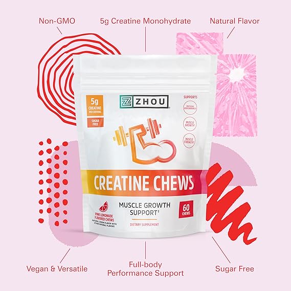 Zhou Nutrition Creatine Gummies Zhou