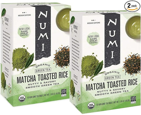 NUMI TEAS Toasted Rice Green Tea 18 BAG