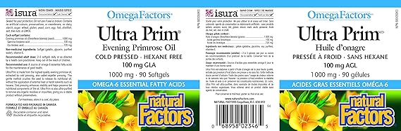 Natural Factors ULTRA PRIM™ EPO 1,000 MG / 100 MG GLA 90/SG