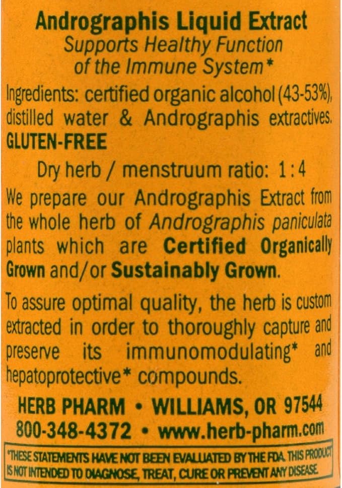 Herb Pharm Andrographis Immune Support 1oz