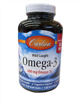 Omega 3 wild caught 600MG 100+20 Soft Gels