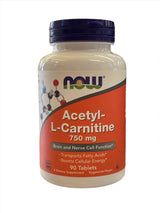 Now ACETYL L-CARNITINE 750mg