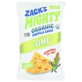 ZACK`S MIGHTY Lime Tortilla Chips 9 OZ