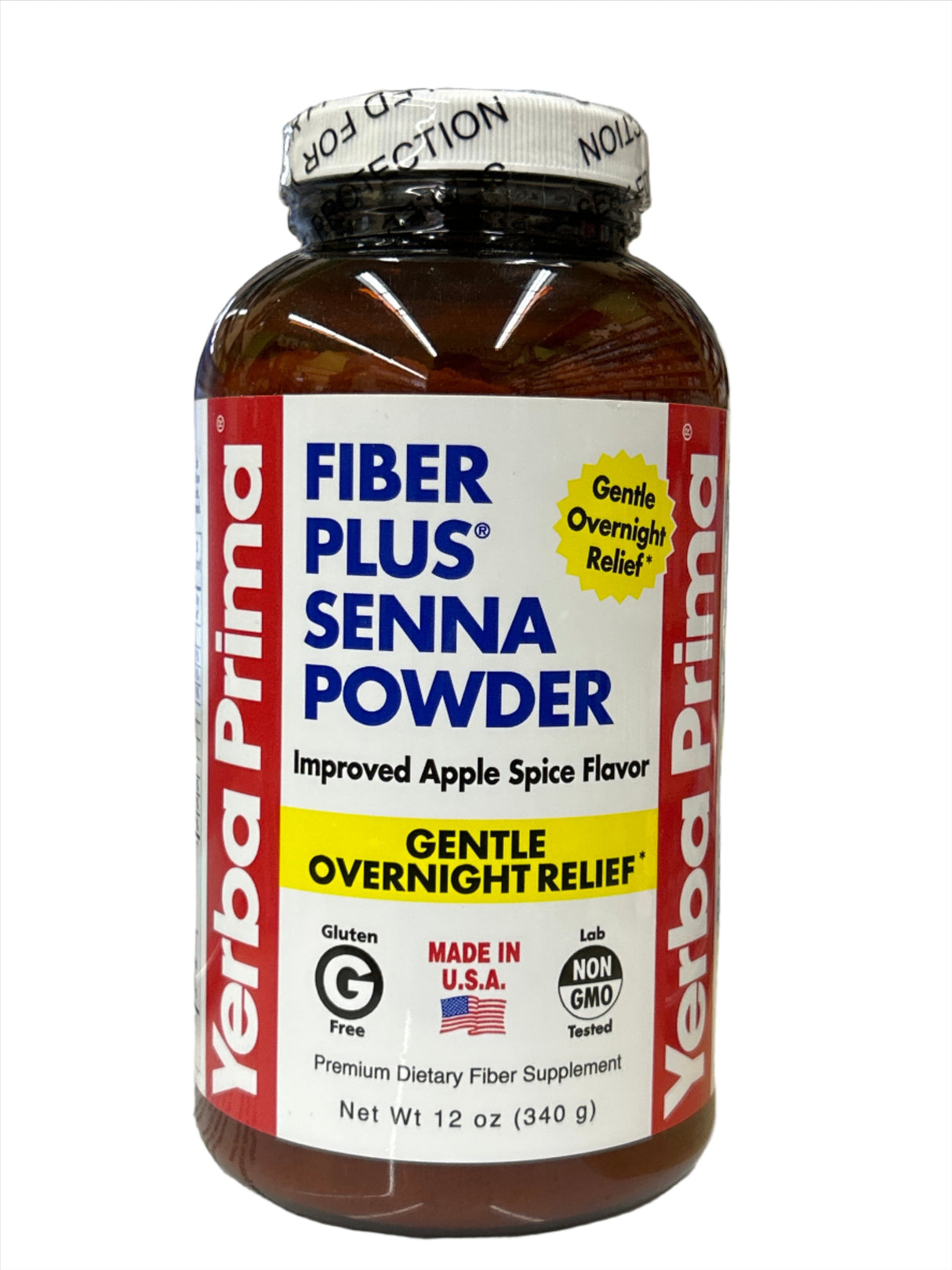 Fiber Plus Senna Powder Gentle Overnight Relief 12 oz