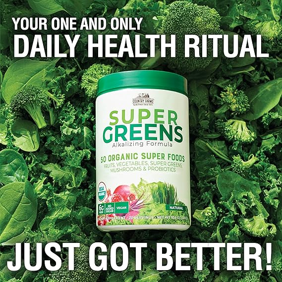 SUPER GREENS 50 ORGANIC SUPER FOODS