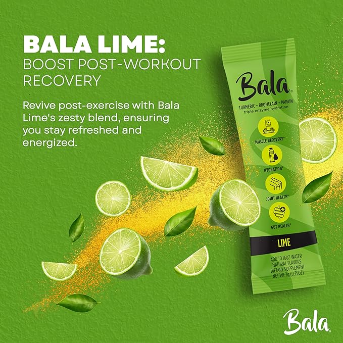 Bala Turmeric+Bromelain+Papain triple enzyme hydration Lime