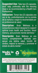 Bio Nutrition Brain Wellness 60 veg cap