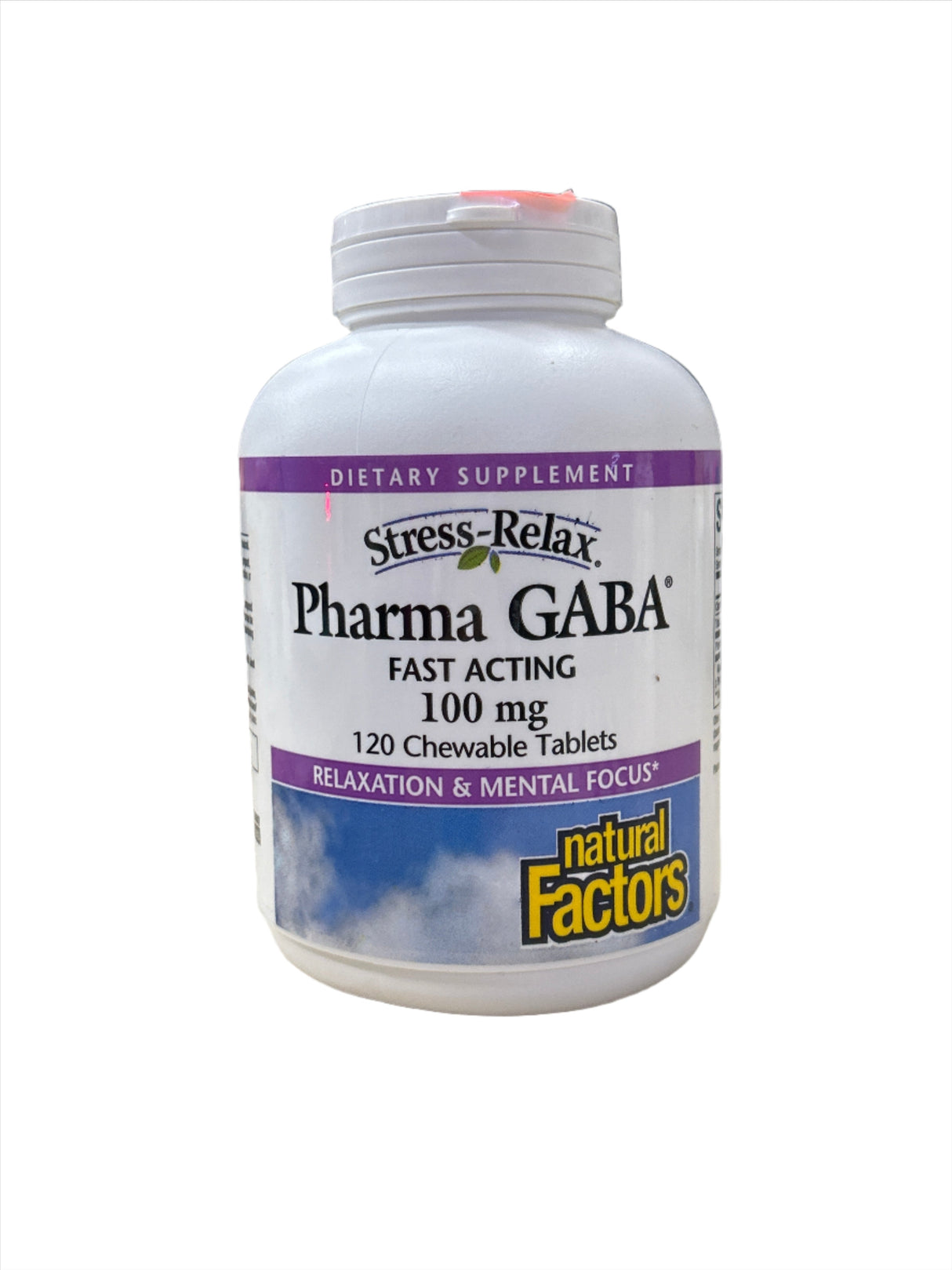 Pharma GABA Fast Acting 100 mg 60 Chewable Tablets