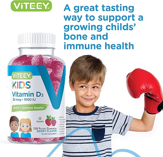 Vitamin D3 Gummies 25 mcg (1,000 IU)