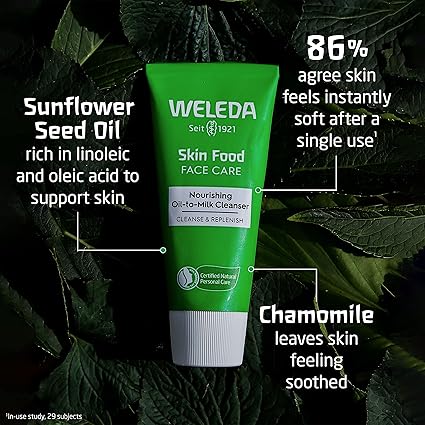 Weleda Skin Food Face Care Nourishing Oil-to-Milk Cleanser