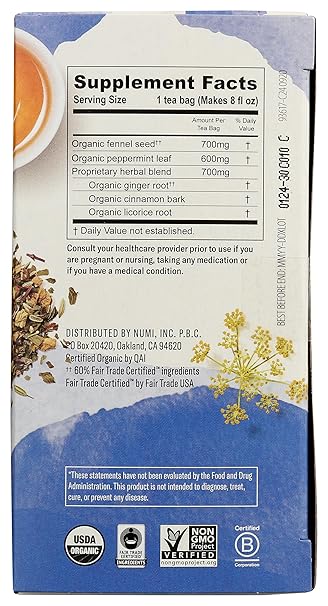 NUMI TEAS Congest Away Tea 16 BAG